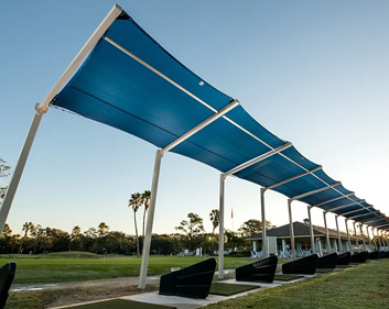 Dugout Cantilever Shades
