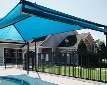 Hanging Cantilever Shades