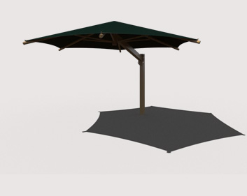 Hexagon Cantilever Umbrella Shades