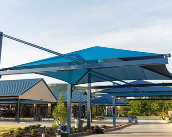 Suspended Cantilever Shades