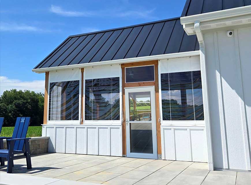 Porch enclosures enhance any residence with their seamless blend of functionality and aesthetic appeal.