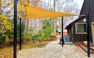 How Is a Custom Shade Sail Installed? Inside This Annapolis, MD Residential Project