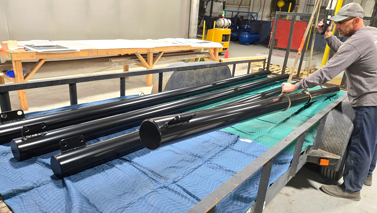 Inside-Mounted Motorized Vinyl Enclosure