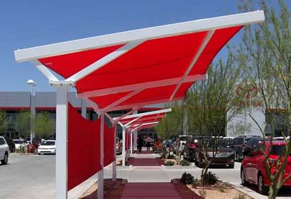 Cantilever Shade Sails